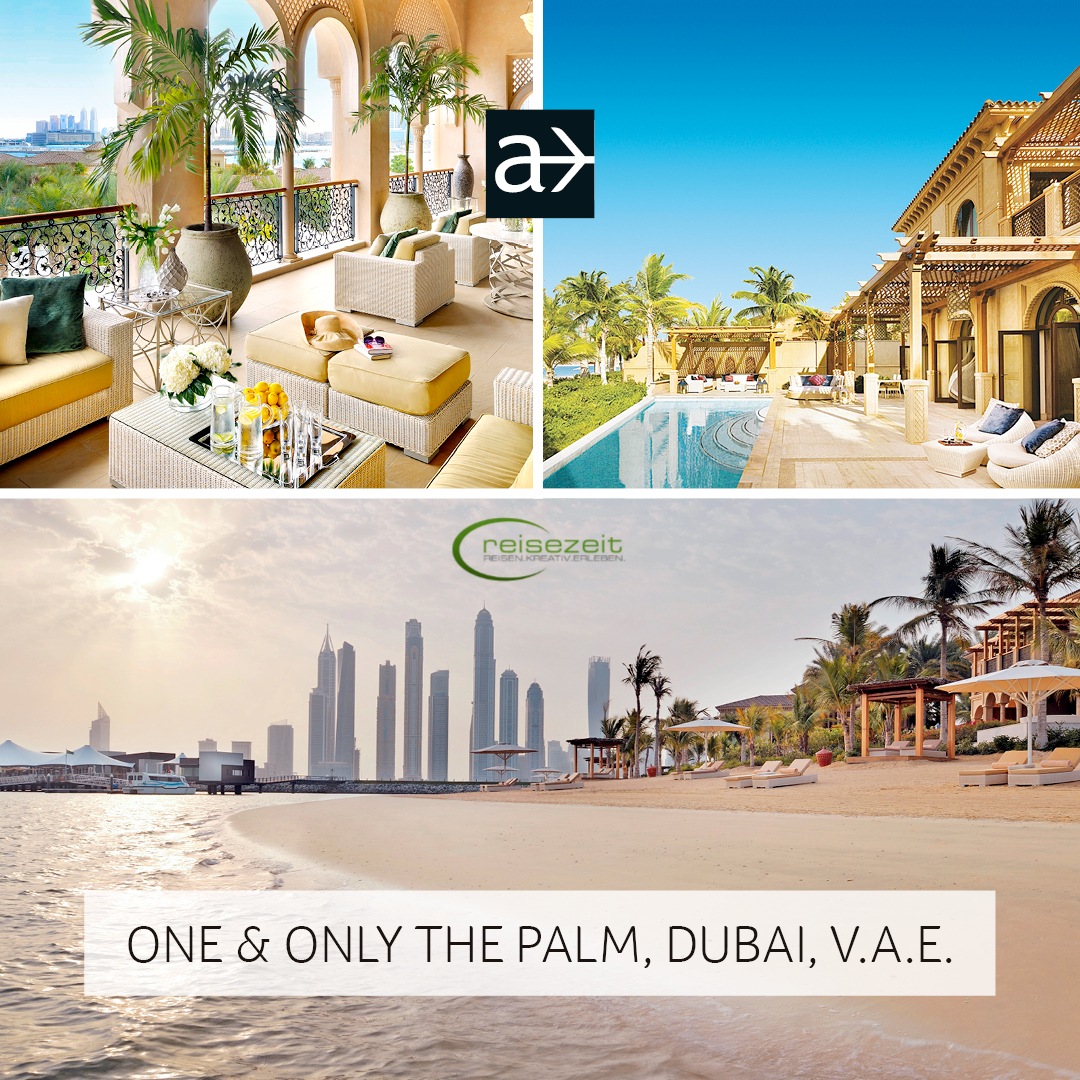 One and Only The Palm Hotel, Dubai mit Strand, Skyline, Pool, Terrasse